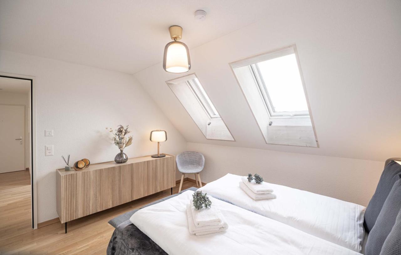 Modern 3Bdr Duplex With Skyroof In Trendy Zurich West Zurique Exterior foto