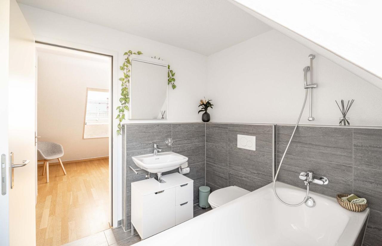 Modern 3Bdr Duplex With Skyroof In Trendy Zurich West Zurique Exterior foto